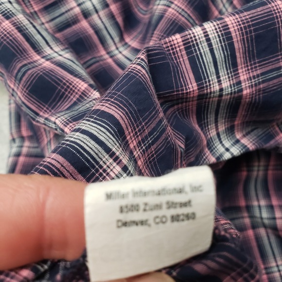 Cruel Girl Top Womens‎ 2XL Pink Pockets Pearl Snap Long Sleeve - Picture 6 of 11